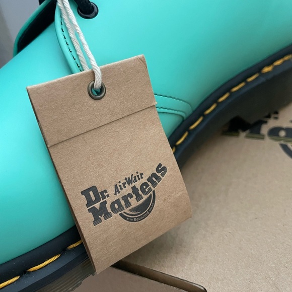 Dr. Martens 1461 Smooth Leather Oxford Shoe Peppermint Green - Picture 6 of 9